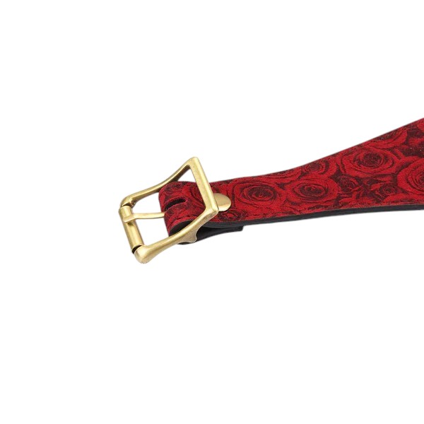 Kinbaku Ukiyoe Luxury Red Rosy Strap On - Detail Clip